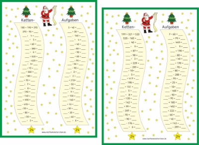 Mathemonsterchen - Weihnachten