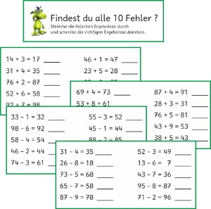 Mathemonsterchen - Addition und Subtraktion